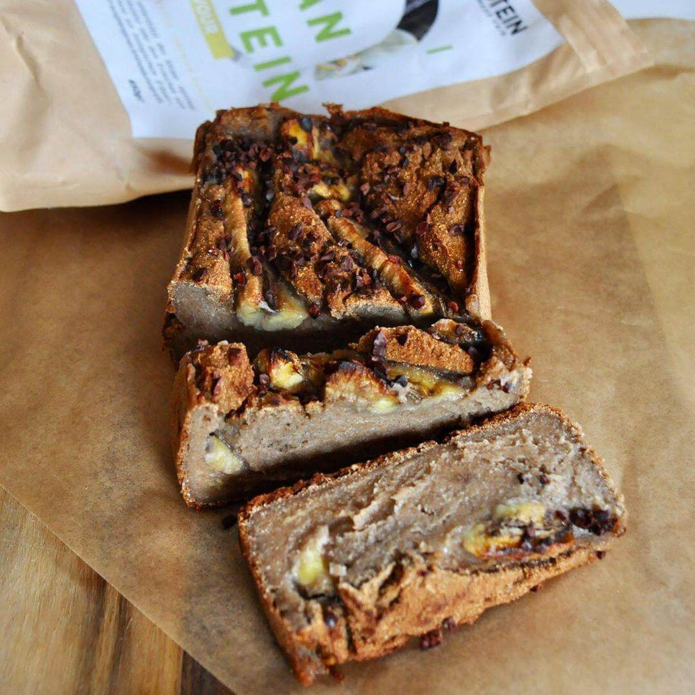 Pan de plátano con chocolate
