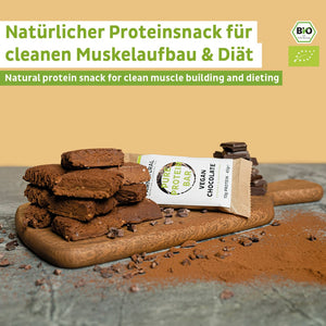 
                  
                    Descargar la imagen en el visor de la galería, Organic Vegan Protein Bar Chocolate Single Bar
                  
                