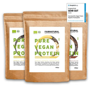 
                  
                    Cargue la imagen en el visor de la galería, Organic Vegan Protein Powder Bundle of 3 (Vanilla, Chocolate, Banana)
                  
                