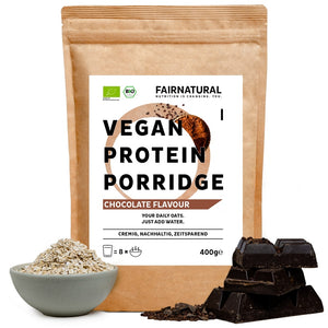 
                  
                    Cargar la imagen en el visor de la galería, Gachas de proteínas orgánicas de chocolate vegano
                  
                